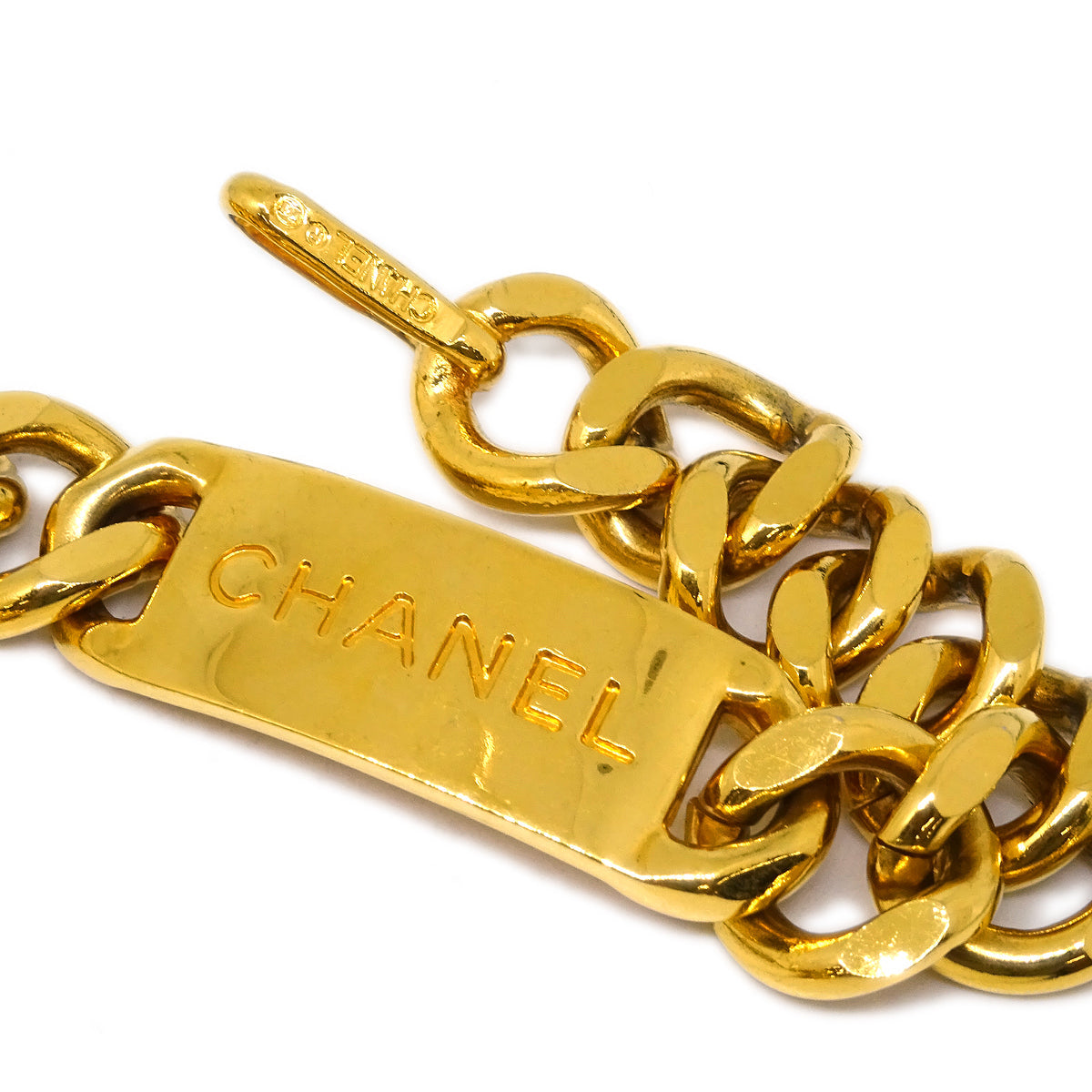 Chanel Medallion Chain Belt Gold Small Good