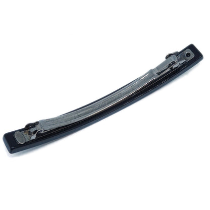 Chanel Hair Clip Hairpin Barrette Black 03P