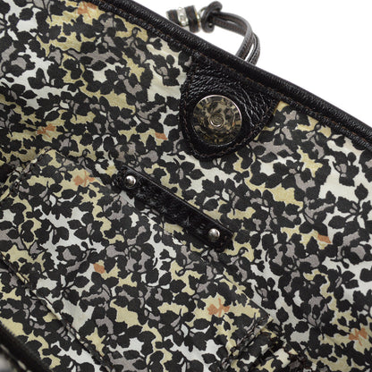 Celine Black Denim Macadam Tote Handbag