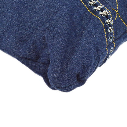Chanel 2005-2006 Blue Denim Luxury Line Tote Handbag