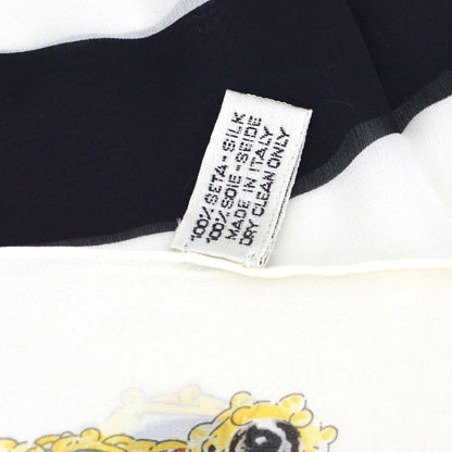Chanel Scarf White Small Good