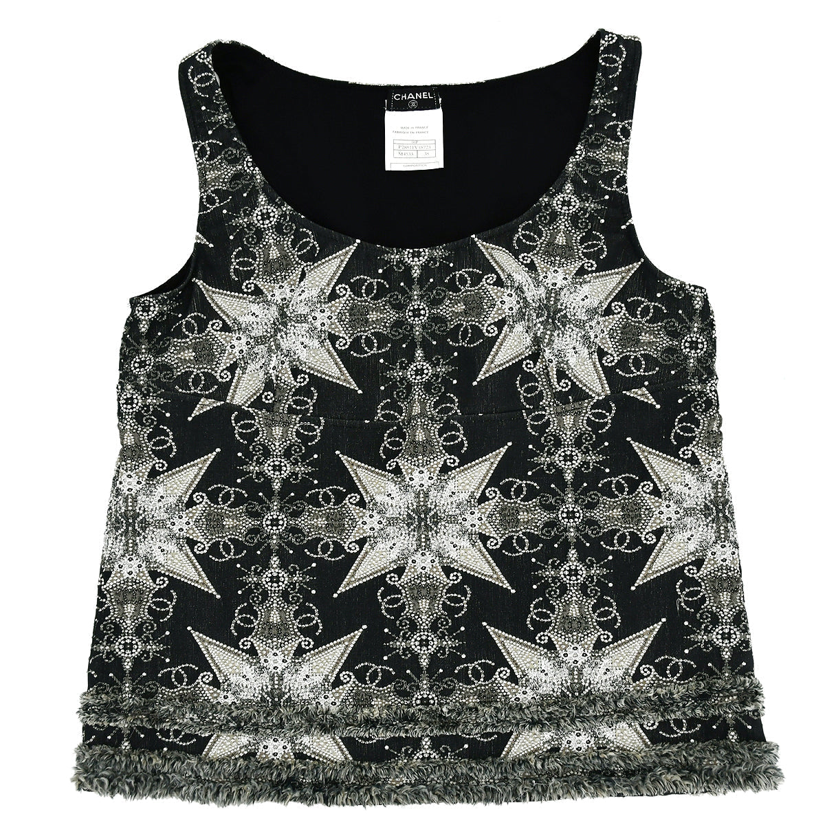 Chanel Sleeveless Black 06P #38