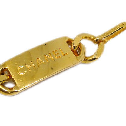Chanel Gold Black Medallion Chain Belt Small Good
