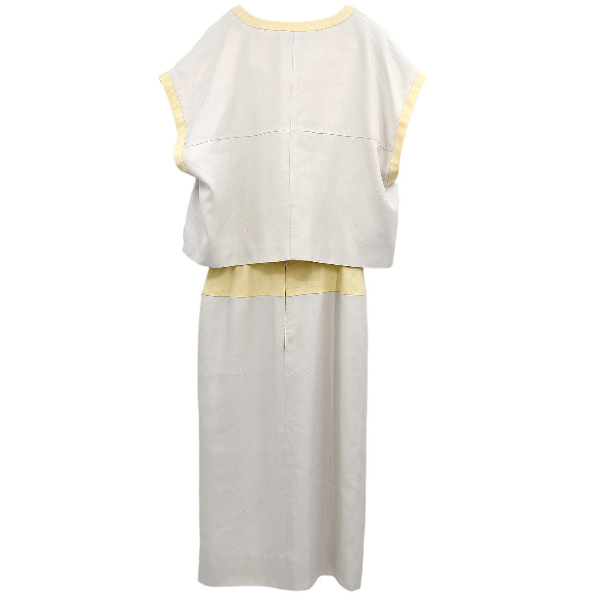 Chanel Setup Suit Jacket Dress Ivory 03 #38