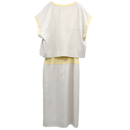 Chanel Setup Suit Jacket Dress Ivory 03 #38