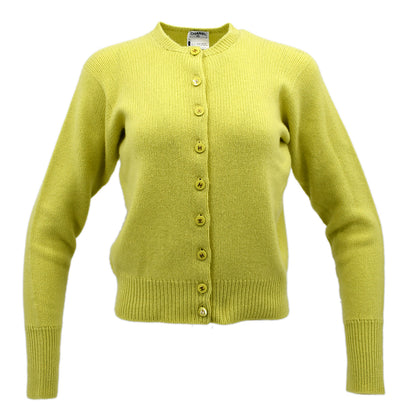 Chanel Cardigan Yellow 95A #42