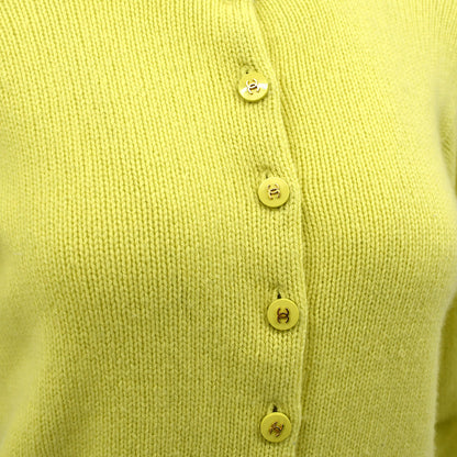 Chanel Cardigan Yellow 95A #42