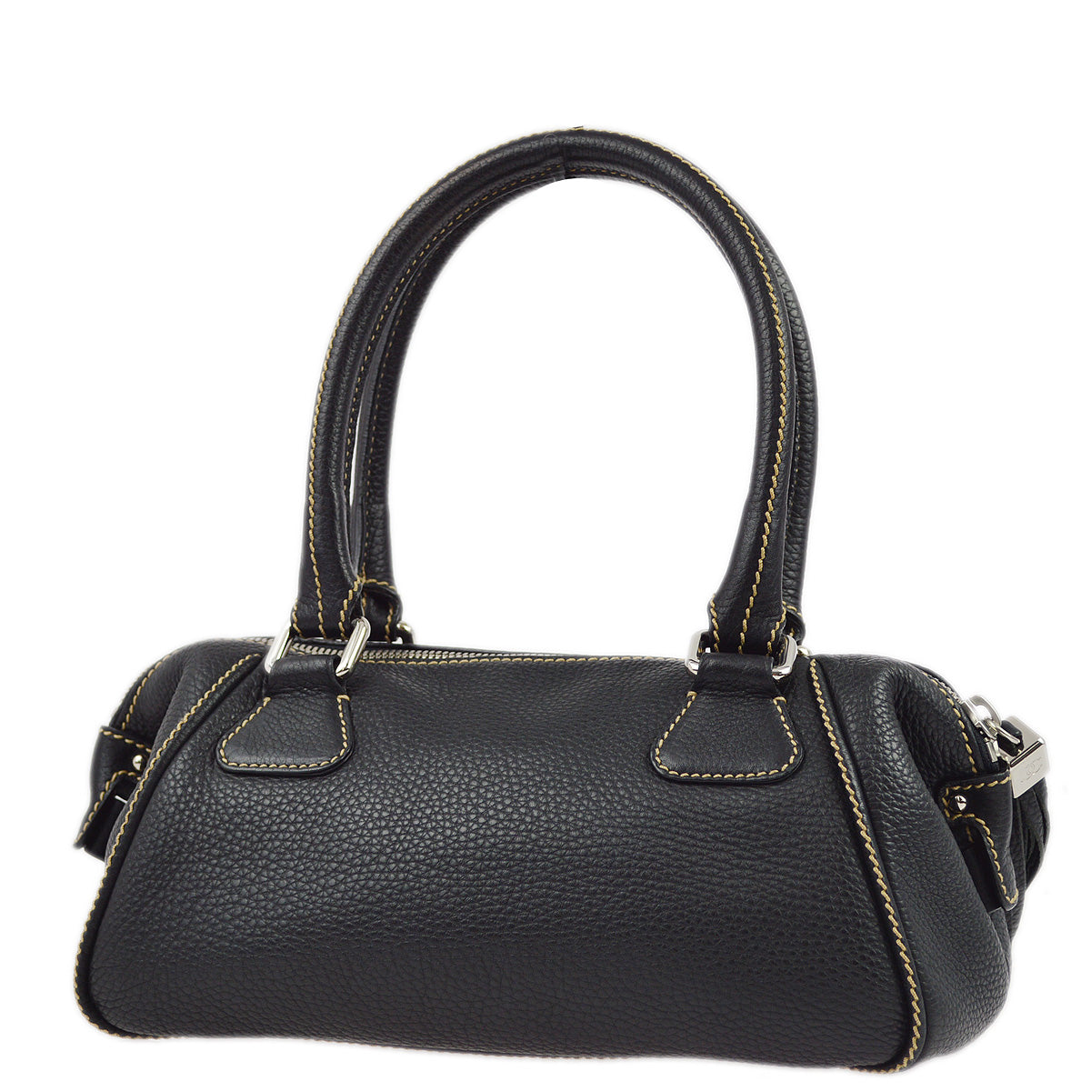 Chanel 2003-2004 Black Calfskin Handbag