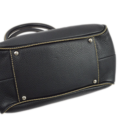 Chanel 2003-2004 Black Calfskin Handbag
