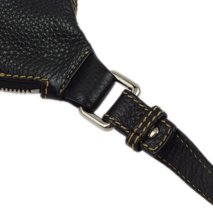 Chanel 2001-2003 Black Calfskin Shoulder Bag