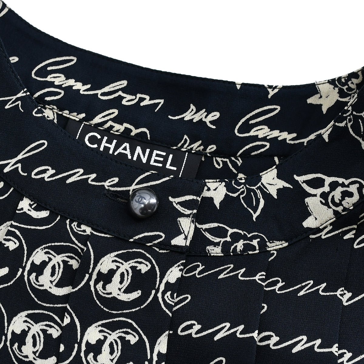 Chanel Sleeveless Top Black 06C #38