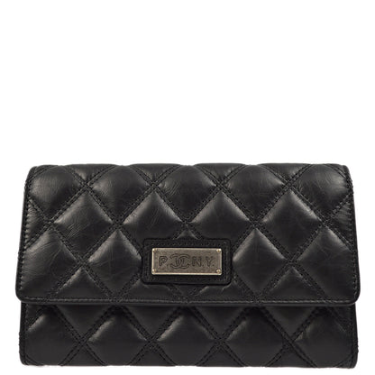 Chanel 2006-2008 Black Calfskin Bifold Wallet