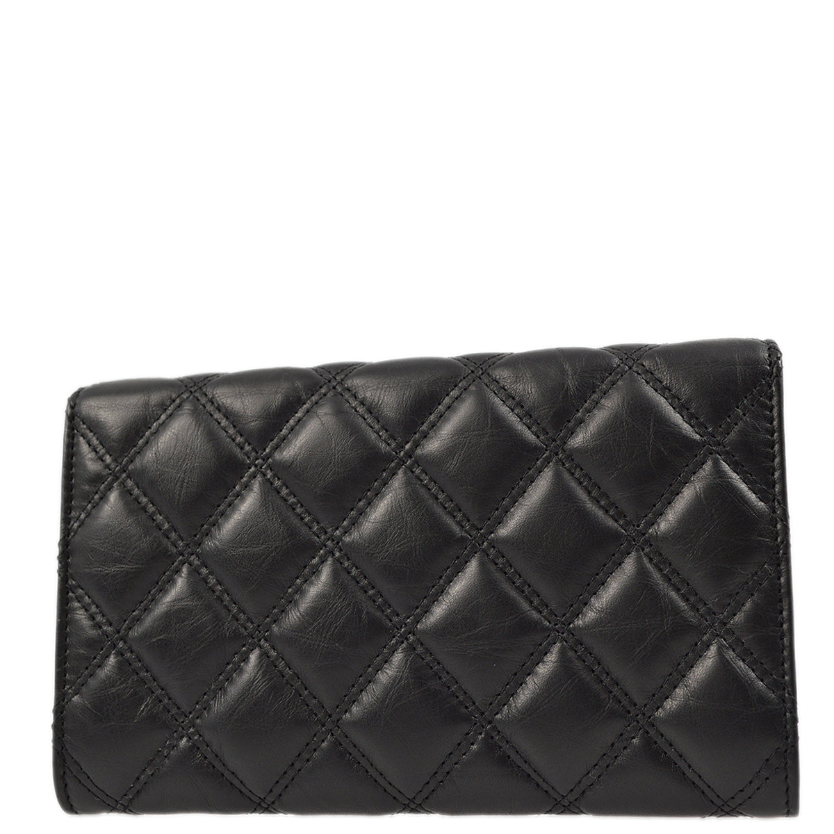 Chanel 2006-2008 Black Calfskin Bifold Wallet