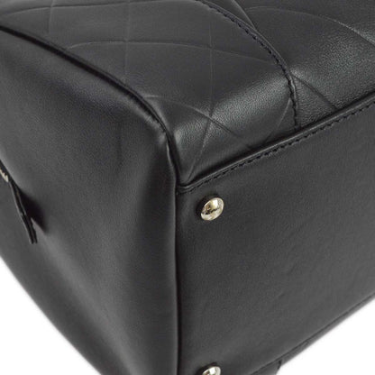 Chanel 2005-2006 Black Lambskin Chevron Handbag
