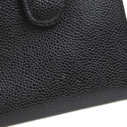 Chanel 2001-2003 Black Caviar Bifold Wallet