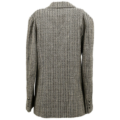 Chanel Single Breasted Jacket Beige 03P #42