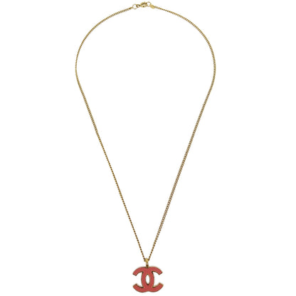 Chanel Chain Necklace Pink 01A