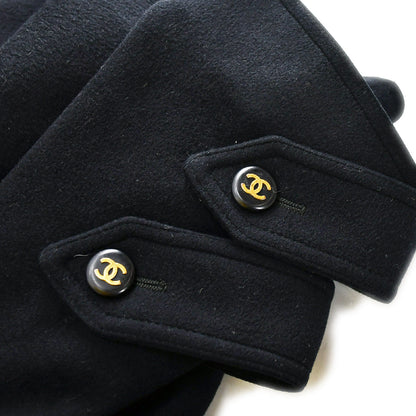 Chanel Coat Black 93A #38