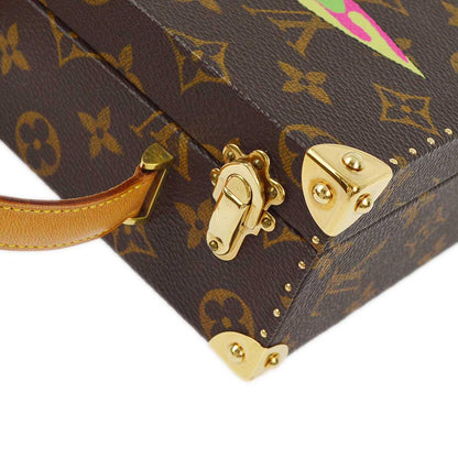 Louis Vuitton Flower Hat Man Takashi Murakami Jewelry Box Handbag M92475
