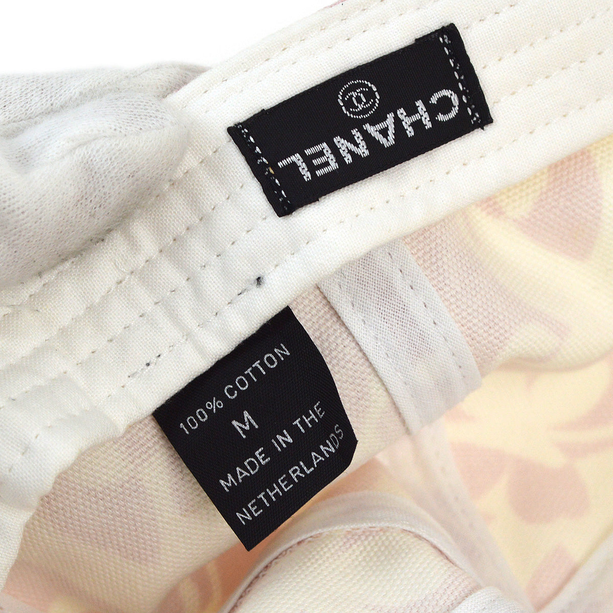 Chanel Cap Hat Pink #M Small Good
