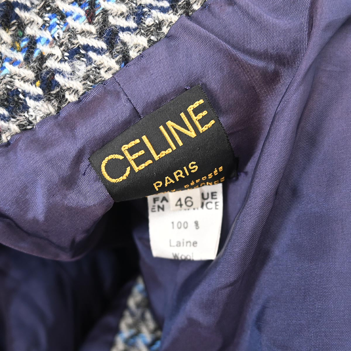 Celine Single Breasted Jacket Gray #46