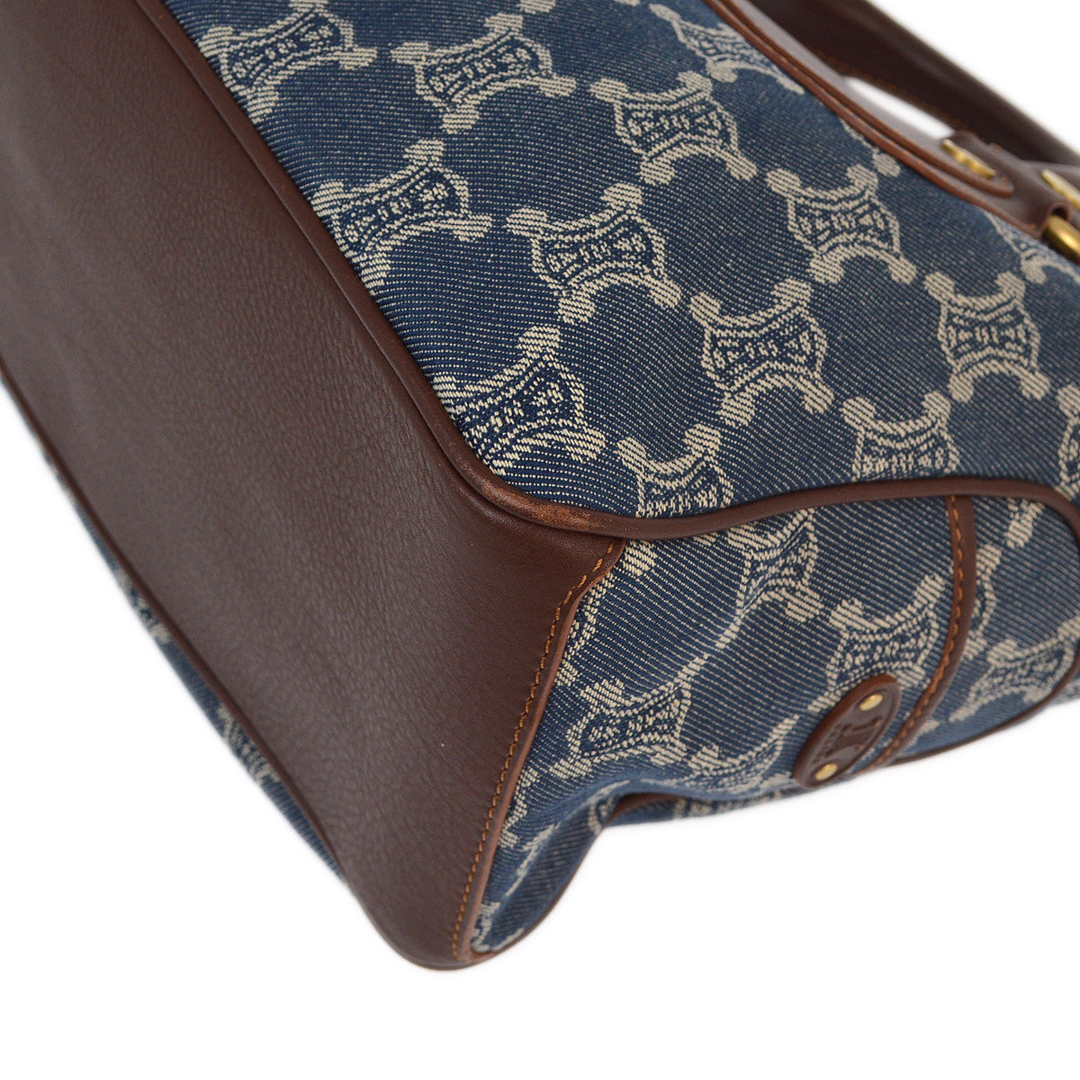 Celine Blue Denim Boogie Bag Macadam Handbag