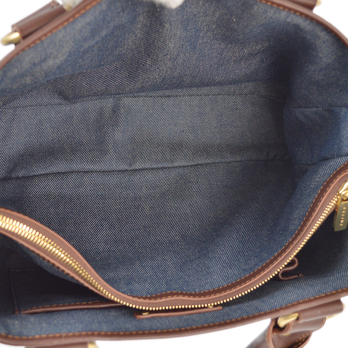 Celine Blue Denim Boogie Bag Macadam Handbag