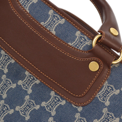 Celine Blue Denim Boogie Bag Macadam Handbag