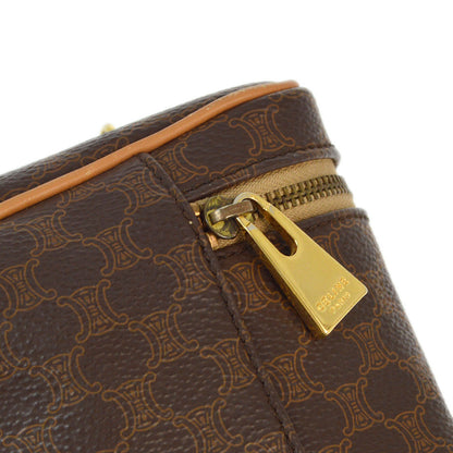 Celine Brown Macadam Vanity Handbag
