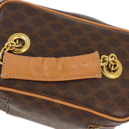 Celine Brown Macadam Vanity Handbag