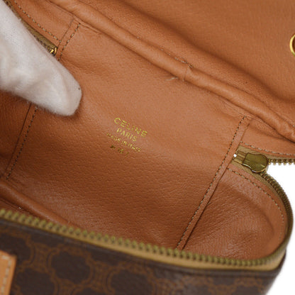 Celine Brown Macadam Vanity Handbag