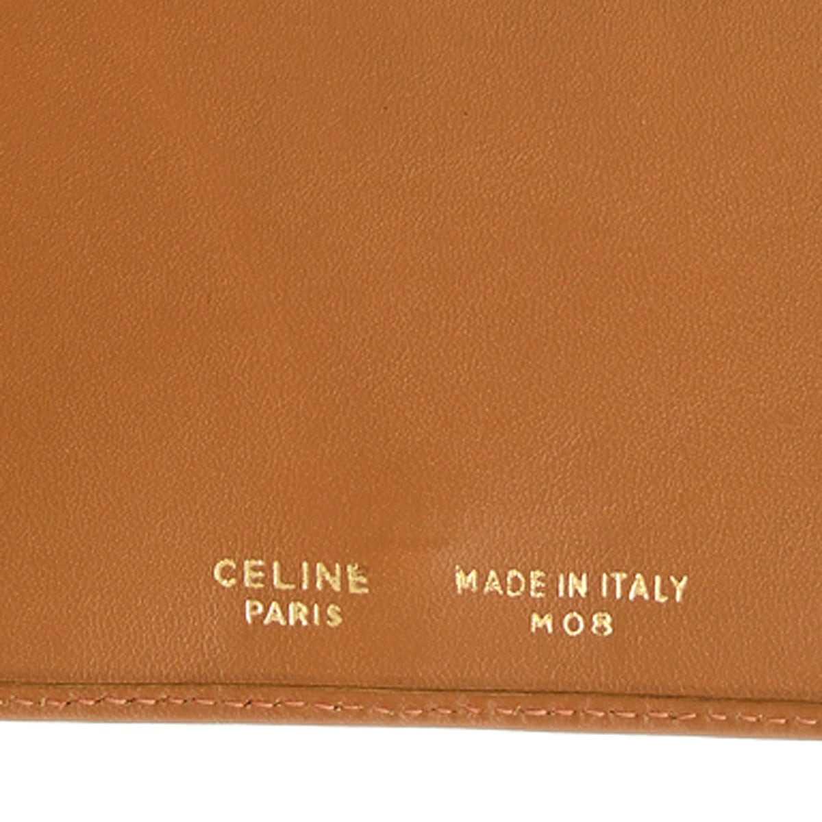 Celine Brown Macadam Bifold Long Wallet