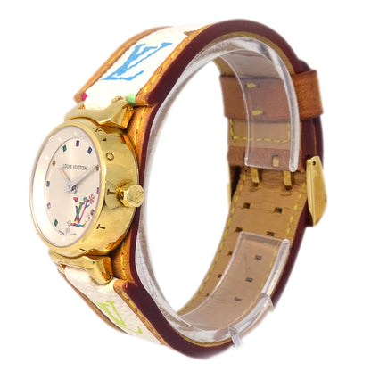 Louis Vuitton × Takashi Murakami Tambour Love Monogram Ref. Q12130