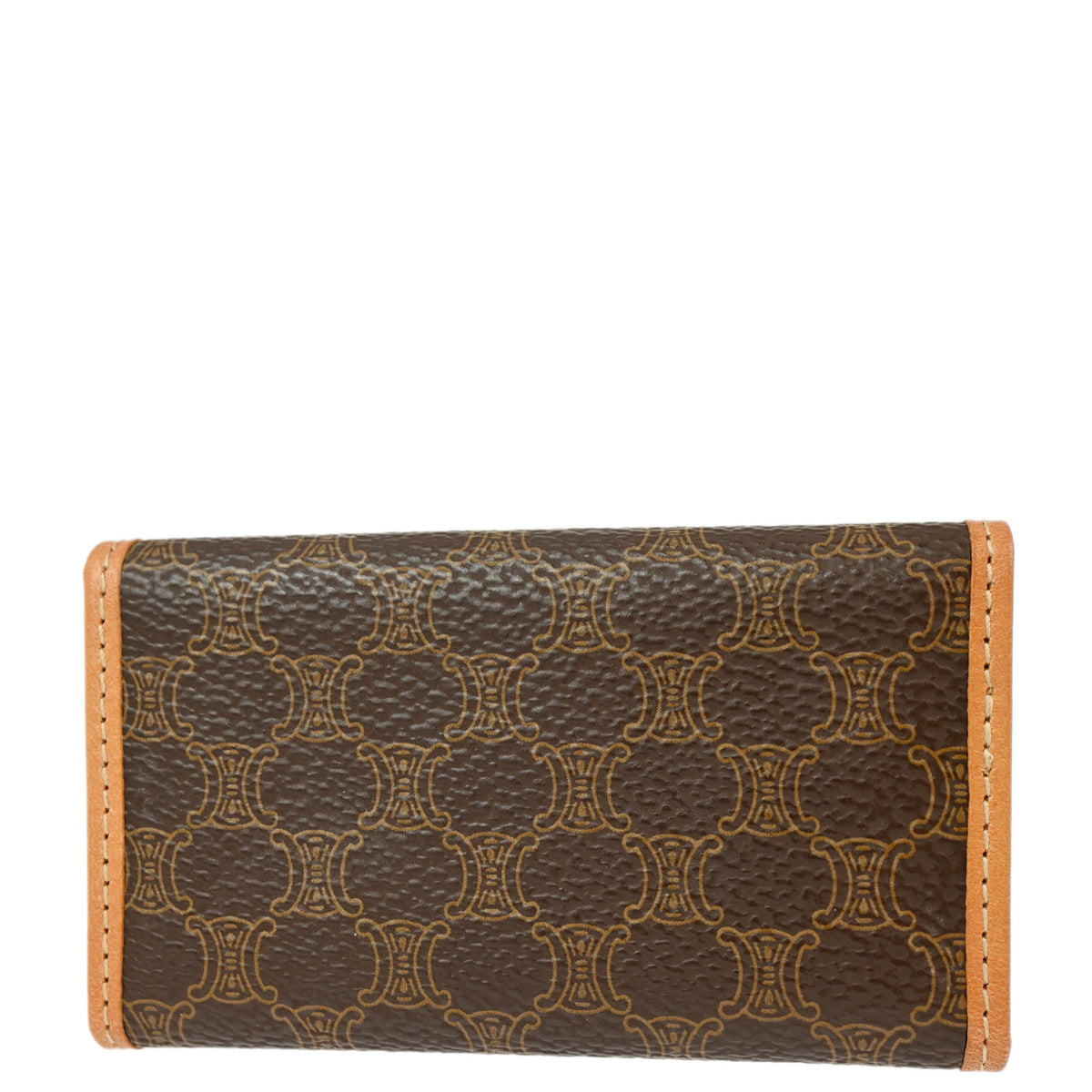 Celine Brown Macadam Key Case Small Good