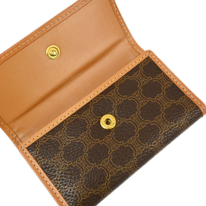 Celine Brown Macadam Key Case Small Good