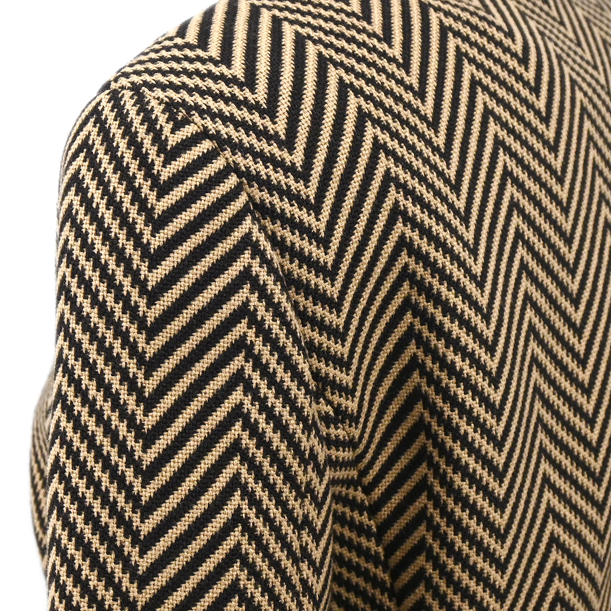Celine Setup Suit Jacket Skirt Brown #36