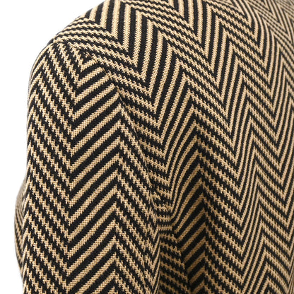 Celine Setup Suit Jacket Skirt Brown #36