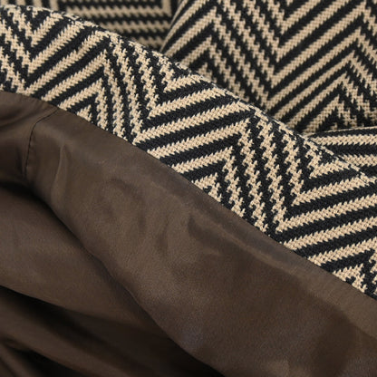 Celine Setup Suit Jacket Skirt Brown #36