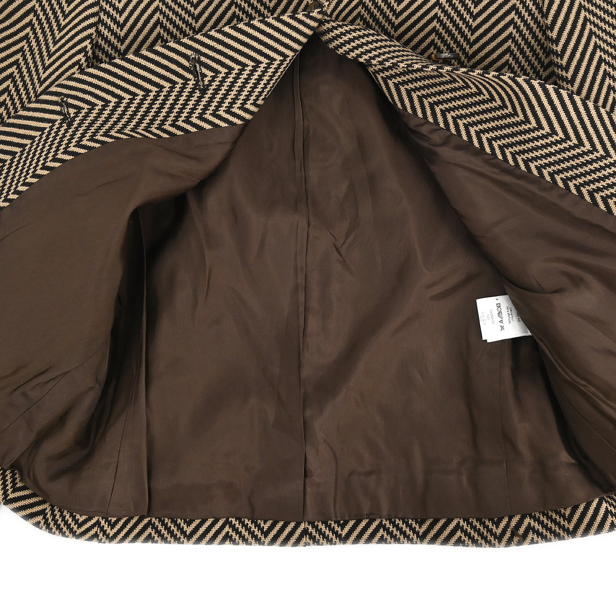 Celine Setup Suit Jacket Skirt Brown #36
