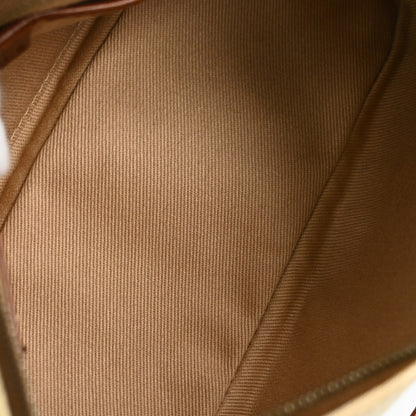 Celine White Macadam Handbag