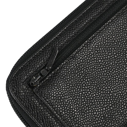 Chanel Black Caviar Long Wallet Purse