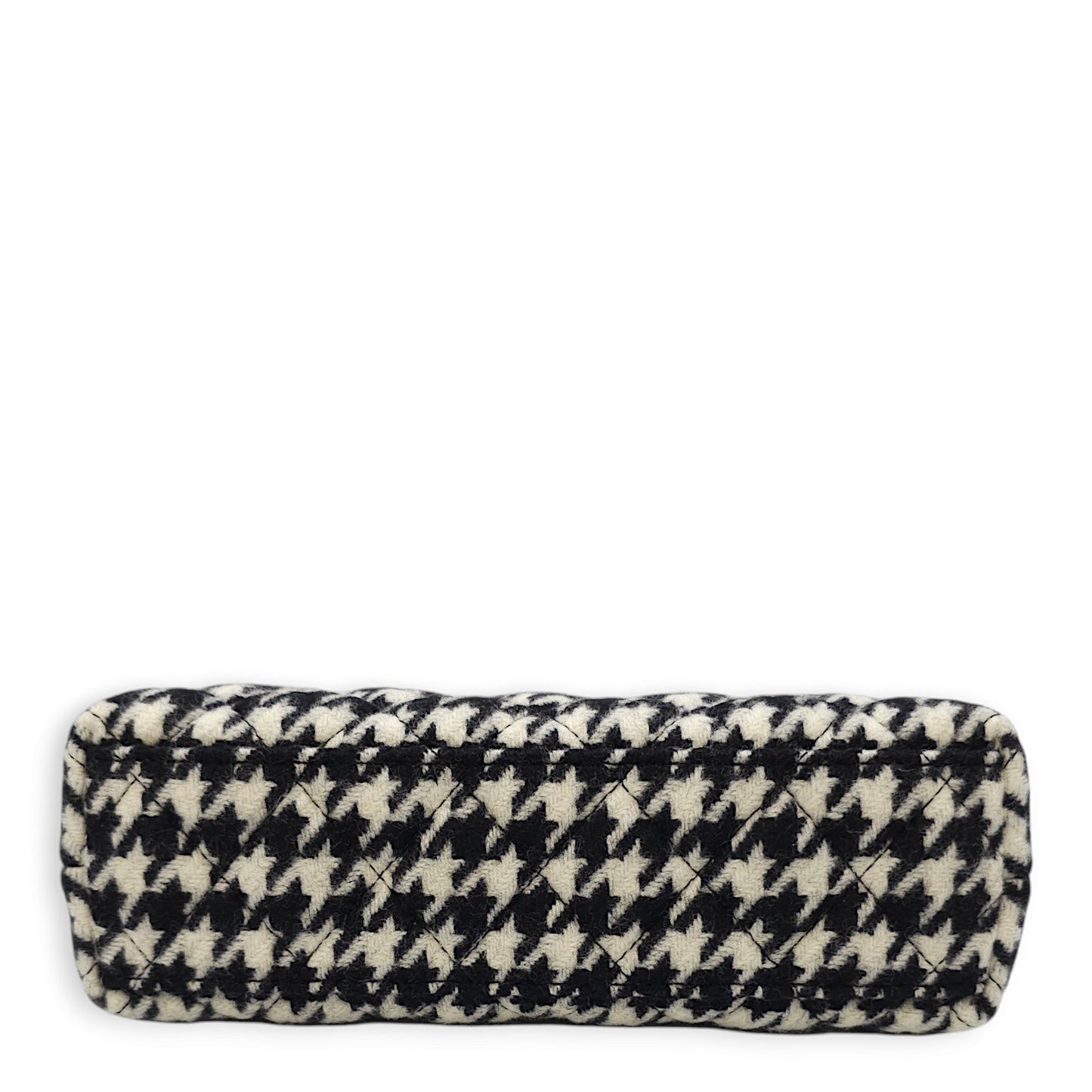 Houndstooth Kelly (19cm) Mini Multi-colour Crossbody Bag in Tweed, Gold hardware