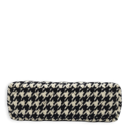 Houndstooth Kelly (19cm) Mini Multi-colour Crossbody Bag in Tweed, Gold hardware