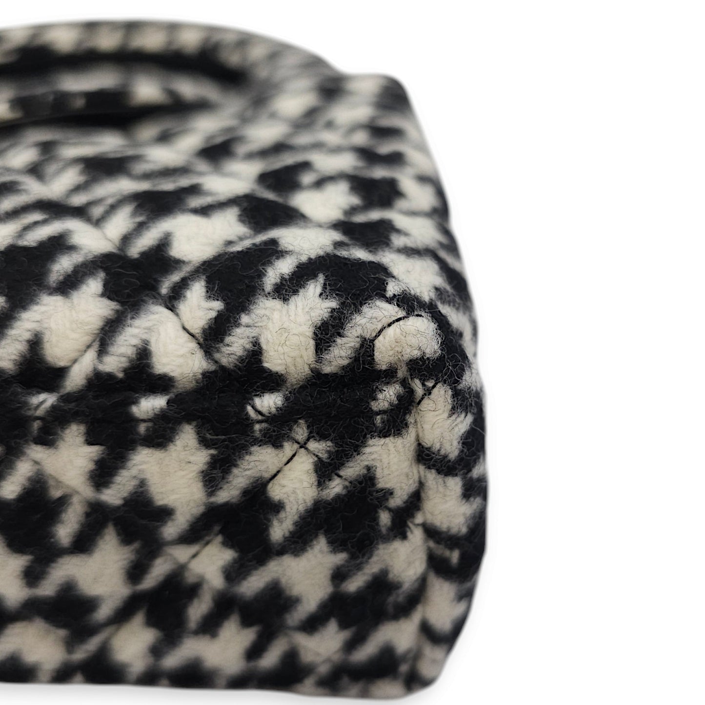 Houndstooth Kelly (19cm) Mini Multi-colour Crossbody Bag in Tweed, Gold hardware