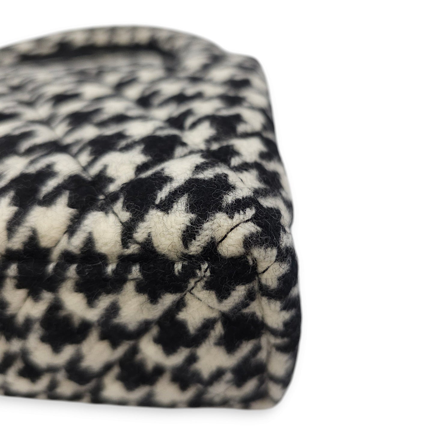 Houndstooth Kelly (19cm) Mini Multi-colour Crossbody Bag in Tweed, Gold hardware