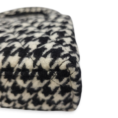 Houndstooth Kelly (19cm) Mini Multi-colour Crossbody Bag in Tweed, Gold hardware