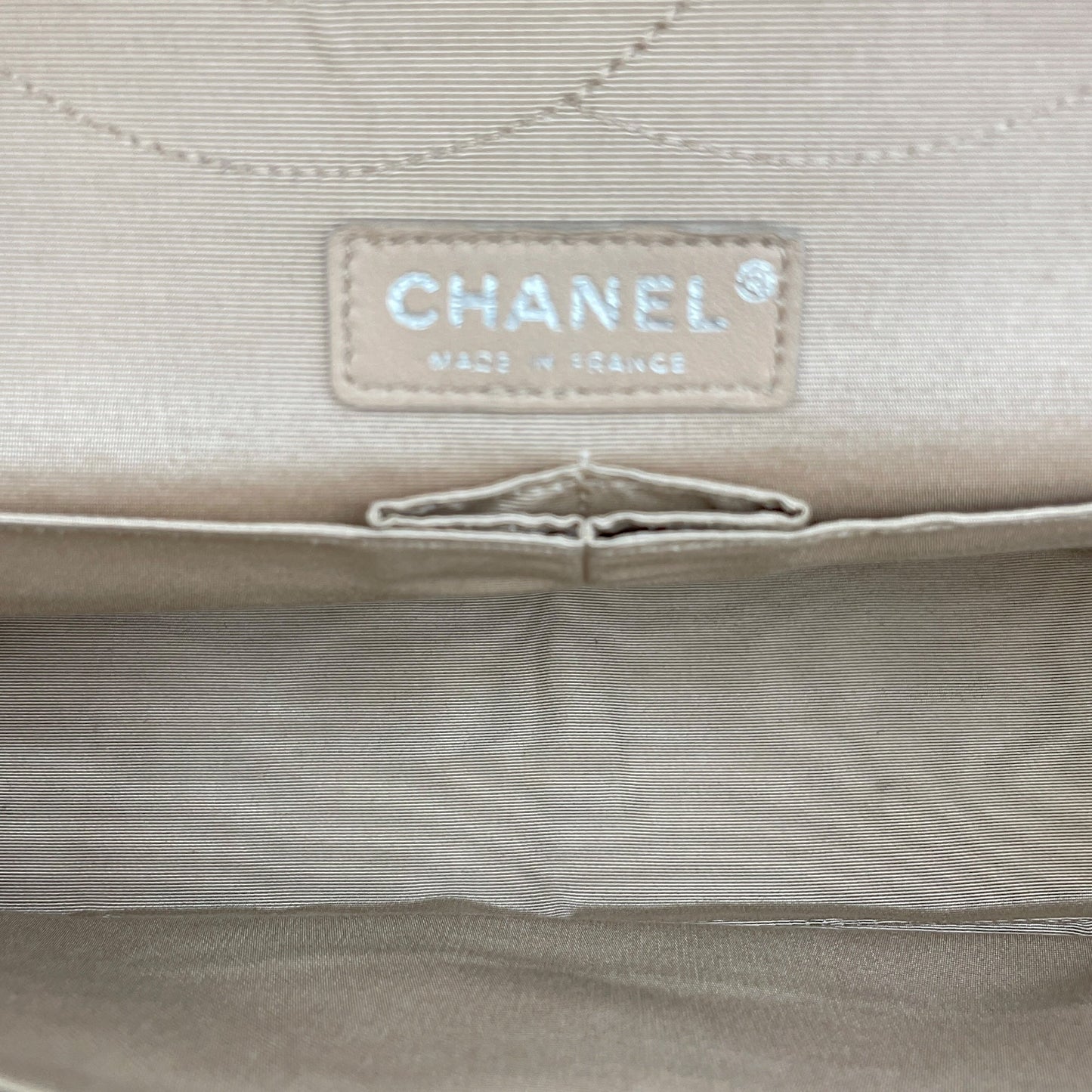 31 Rue Cambon Reissue Flap Maxi Black in Calfskin, Silver hardware