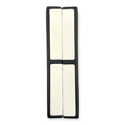 Chanel No.5 Parfum Box Black/White Evening Clutch, Gold hardware