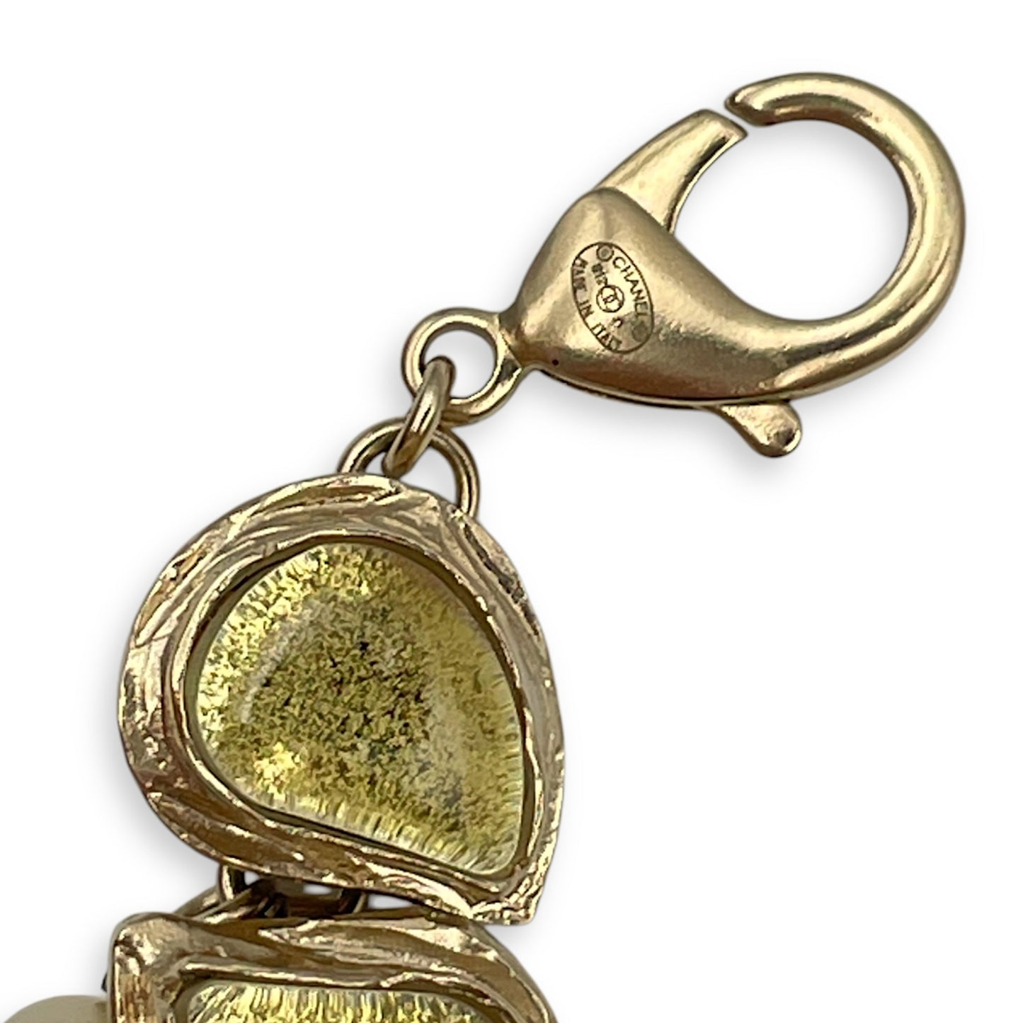 12A Paris-Bombay Metal Ring Bracelet in Yellow