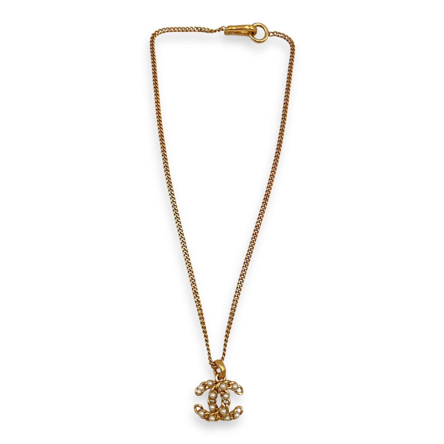 Vintage Gold Hardware Necklace in Gold